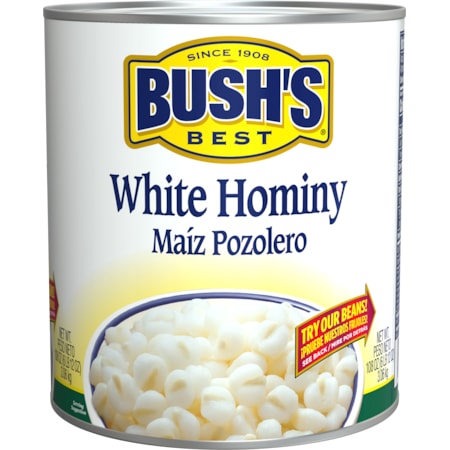 Bushs Best Bush's Best White Hominy #10 Can, PK6 01728